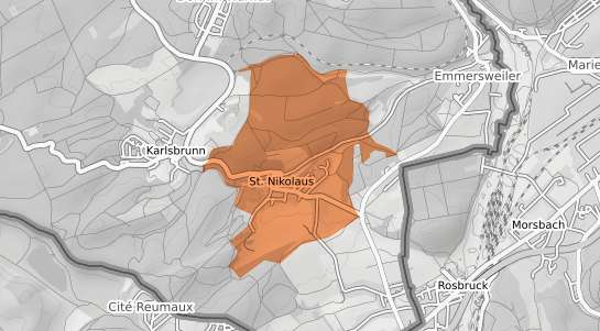 Mietspiegelkarte Großrosseln St. Nikolaus